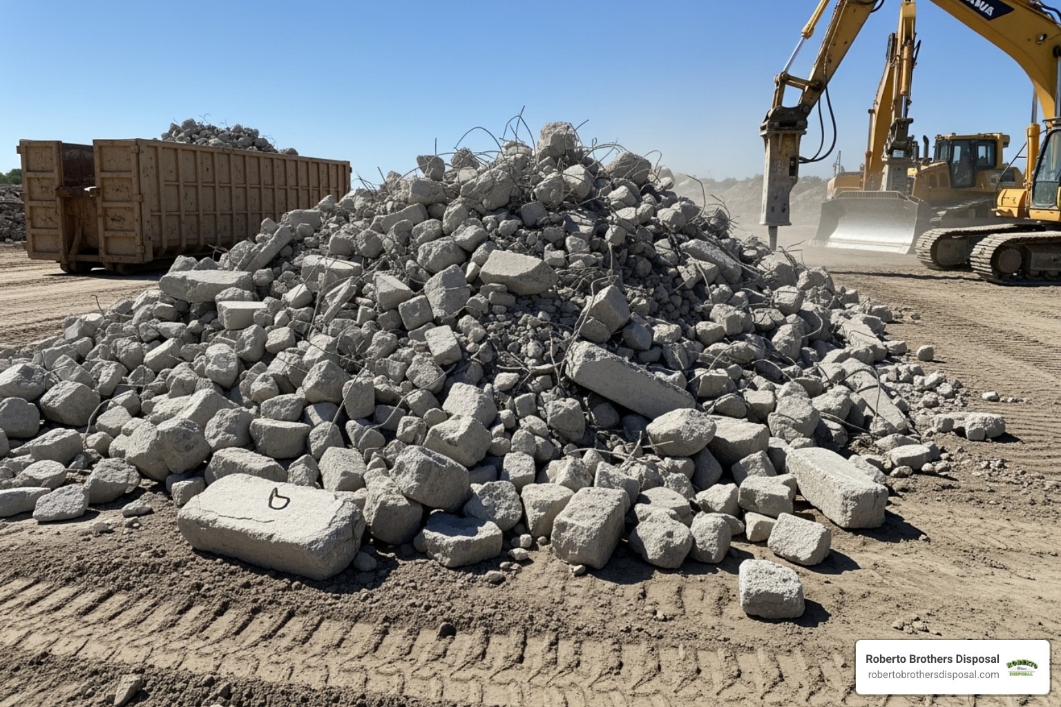 Solid Advice for Concrete Disposal Service Selection